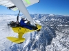 Snow covered mountainns at East Lake Tahoe adventure